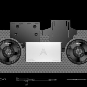 600w 4CH AMPLIFIER & 2 COAXIAL SPEAKER H-D® COMPLETE SYSTEM