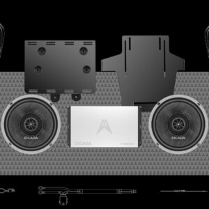 500w 2CH AMPLIFIER & 2 PRO COAXIAL SPEAKER H-D® COMPLETE SYSTEM