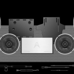 600w 4CH DSP AMPLIFIER & 4 PRO COAX SPEAKER COMPLETE SYSTEM