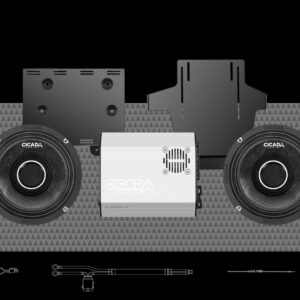 1400w 4CH AMPLIFIER & 2 PRO COAXIAL HORN SPEAKER H-D® COMPLETE SYSTEM