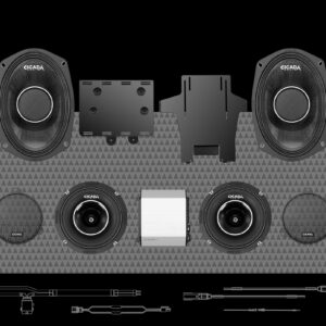 500w 4CH AMPLIFIER & 4 COAXIAL HORN SPEAKER H-D® COMPLETE SYSTEM