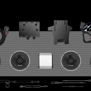 4CH AMP & 4 PRO COAX SPEAKER H-D® COMPLETE SYSTEM FOR 2014-2023 H-D® ULTRA MOTORCYCLES