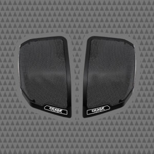 2024+ Rear Saddlebag OEM Style Lid Grills- Cicada Audio Branded (Grills Only)