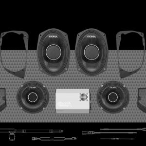 1400w 4CH AMPLIFIER & 4 PRO COAXIAL HORN SPEAKER H-D® STREET GLIDE® COMPLETE SYSTEM