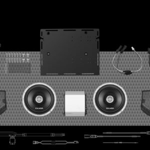 500w 4CH AMPLIFIER & 2 COAXIAL SPEAKER STREET GLIDE® COMPLETE SYSTEM