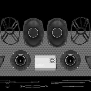 1400W 4CH DSP AMPLIFIER & 4 COAXIAL HORN SPEAKER H-D® ROAD GLIDE® COMPLETE STSTEM