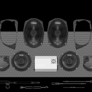 1400w 4CH DSP AMP & 8 COMPONENT SPEAKER H-D® STREET GLIDE® COMPLETE SYSTEM