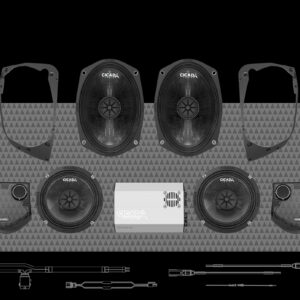 1400w 4CH DSP AMP & 8 COMPONENT SPEAKER H-D® STREET GLIDE® COMPLETE SYSTEM