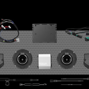 700w 4CH DSP AMPLIFIER & 2 COAXIAL HORN SPEAKER H-D® STREET GLIDE® COMPLETE SYSTEM