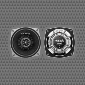 4-INCH PRO COAXIAL SPEAKERS - 2Ω - PAIR
