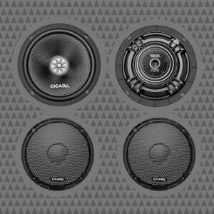 8-INCH MID-BASS SPEAKERS - 2Ω - PAIR