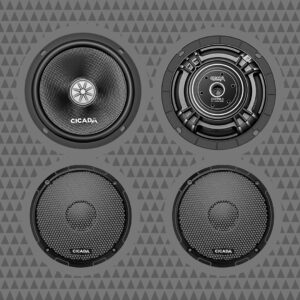 8-INCH MID-BASS SPEAKERS - 4Ω - PAIR